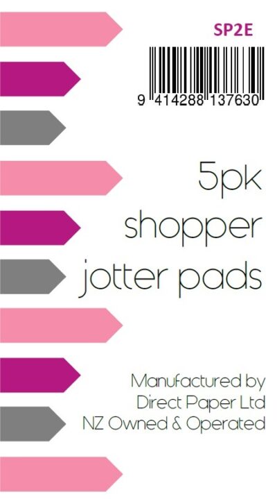 DISCONTINUED-Shopper Jotter 5pk SP2E-Please look at 16000 for replacement