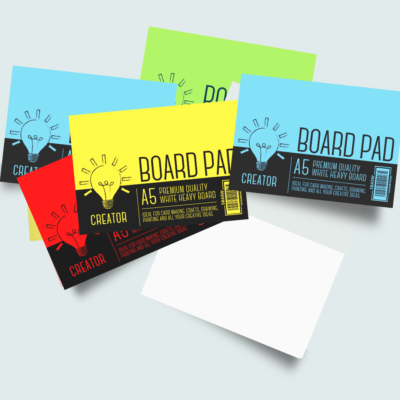 White Board A5 Pad (with Cover) - SBA5W